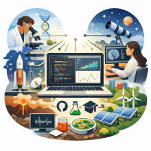 Image of researchers developing open source software